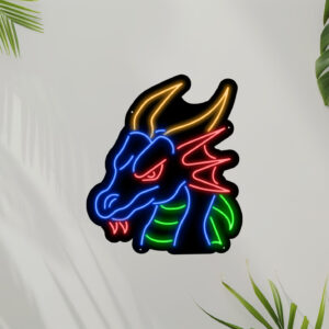 Dragon Warrior Neon Sign