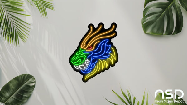 Tiger Style Dragon Neon Sign Tiger Style Dragon Neon Sign