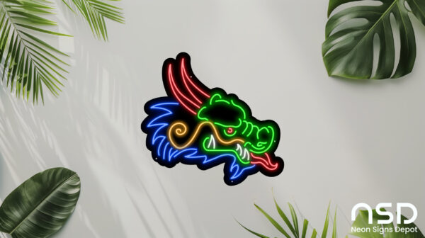 Venom Dragon Neon Sign