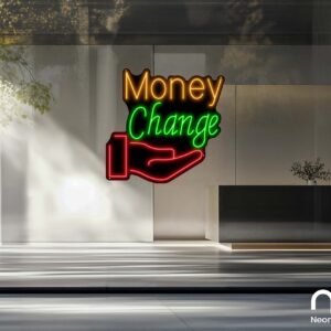 Money Change Express Neon Sign