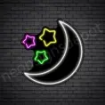 Star Moon Neon Sign