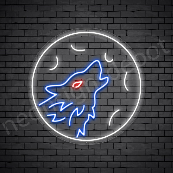Wolf-Full-Moon-Neon-Sign-24x24-WS-C Wolf Full Moon Neon Sign-Transparent