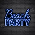 Beach-Party-Neon-Sign-16x24-WS-B-DARKBLUE