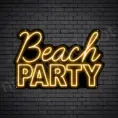 Beach-Party-Neon-Sign-16x24-WS-B-ORANGE