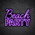 Beach-Party-Neon-Sign-16x24-WS-B-PURPLE