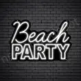 Beach-Party-Neon-Sign-16x24-WS-B-WHITE