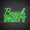 Beach-Party-Neon-Sign-16x24-WS-C-GREEN