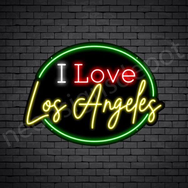 I Love Los Angeles Neon Sign