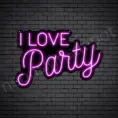 I-Love-Party-Neon-Sign-16x24-WS-B-PINK