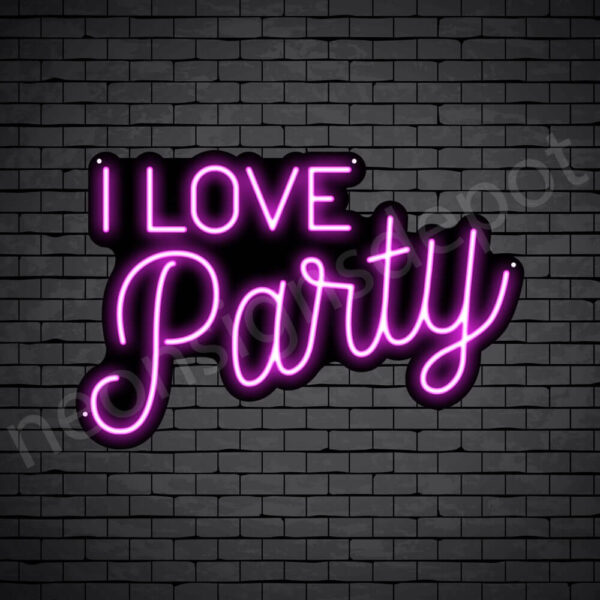 I-Love-Party-Neon-Sign-16x24-WS-B-PINK I-Love-Party-Neon-Sign-16x24-WS-B-PINK