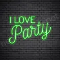 I-Love-Party-Neon-Sign-16x24-WS-C-GREEN