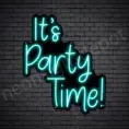 It's-Party-Time-Neon-Sign-24x20-WS-B-BRIGHTBLUE