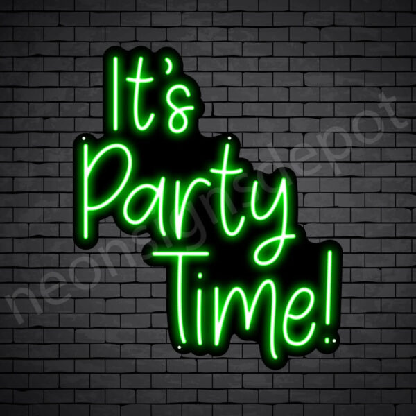 It's-Party-Time-Neon-Sign-24x20-WS-B-GREEN It's-Party-Time-Neon-Sign-24x20-WS-B-GREEN