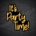 It's-Party-Time-Neon-Sign-24x20-WS-B-ORANGE
