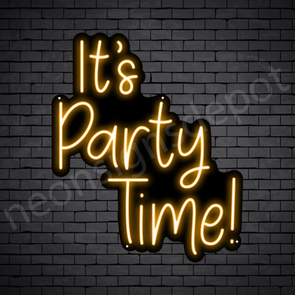 It's-Party-Time-Neon-Sign-24x20-WS-B-ORANGE It's-Party-Time-Neon-Sign-24x20-WS-B-ORANGE