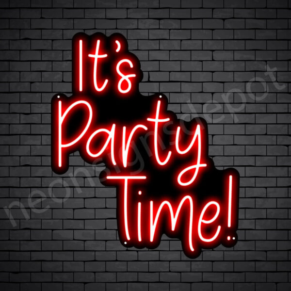 It's-Party-Time-Neon-Sign-24x20-WS-B-RED It's-Party-Time-Neon-Sign-24x20-WS-B-RED