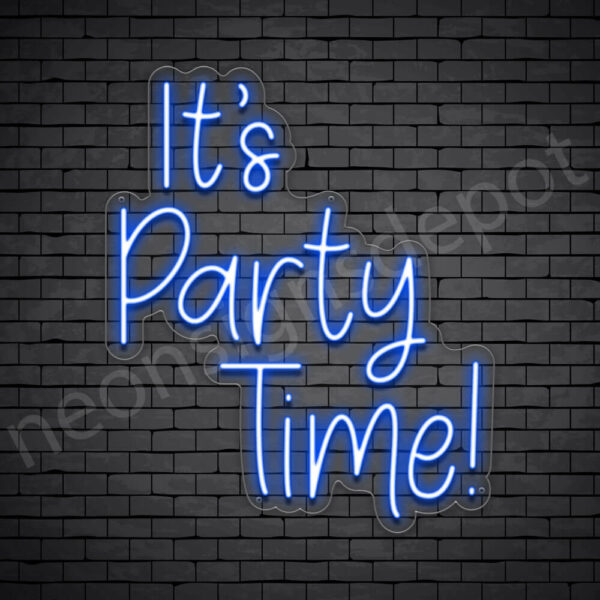 It's-Party-Time-Neon-Sign-24x20-WS-C-DARKBLUE It's-Party-Time-Neon-Sign-24x20-WS-C-DARKBLUE