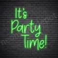 It's-Party-Time-Neon-Sign-24x20-WS-C-GREEN