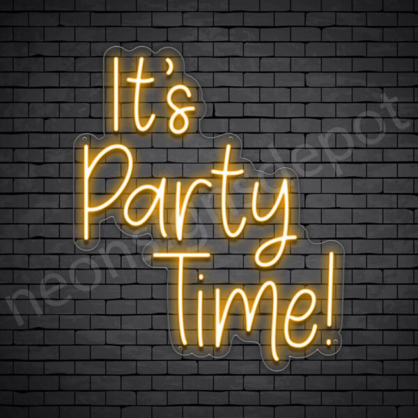 It's-Party-Time-Neon-Sign-24x20-WS-C-ORANGE It's-Party-Time-Neon-Sign-24x20-WS-C-ORANGE
