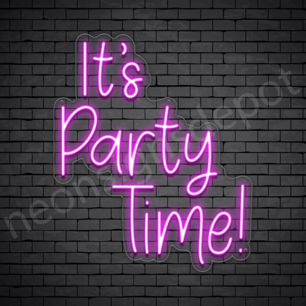 It's-Party-Time-Neon-Sign-24x20-WS-C-PINK It's-Party-Time-Neon-Sign-24x20-WS-C-PINK