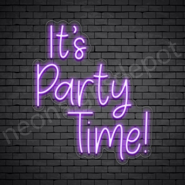 It's-Party-Time-Neon-Sign-24x20-WS-C-PURPLE It's-Party-Time-Neon-Sign-24x20-WS-C-PURPLE