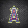 LA Angel Neon Sign - Transparent