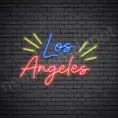 Los Angeles Rays Neon Sign - Transparent
