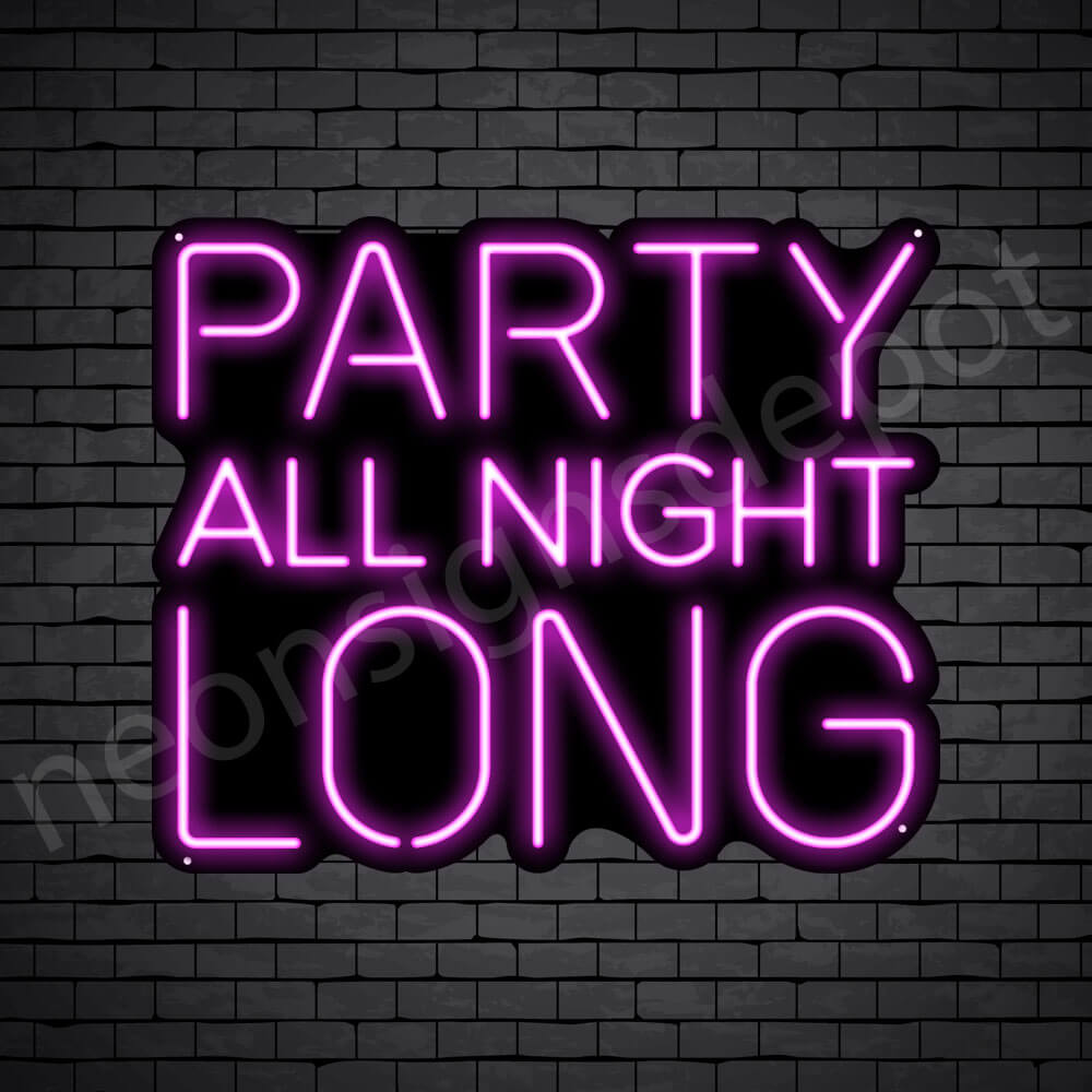 neon lights party