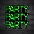 Party-Party-Party-Neon-Sign-24x24-WS-B-GREEN