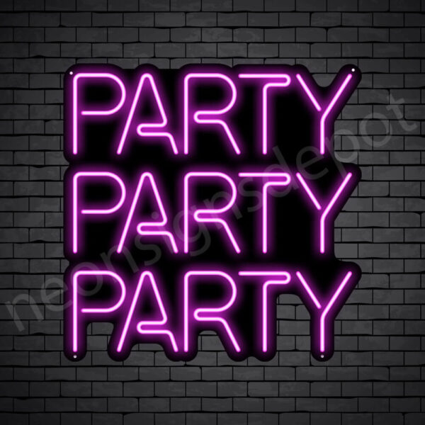 Party-Party-Party-Neon-Sign-24x24-WS-B-PINK Party-Party-Party-Neon-Sign-24x24-WS-B-PINK