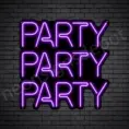 Party-Party-Party-Neon-Sign-24x24-WS-B-PURPLE