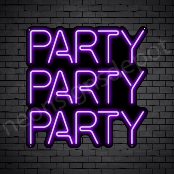 Party-Party-Party-Neon-Sign-24x24-WS-B-PURPLE Party-Party-Party-Neon-Sign-24x24-WS-B-PURPLE