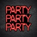 Party-Party-Party-Neon-Sign-24x24-WS-B-RED