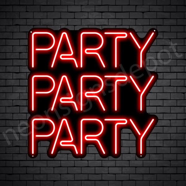Party-Party-Party-Neon-Sign-24x24-WS-B-RED Party-Party-Party-Neon-Sign-24x24-WS-B-RED