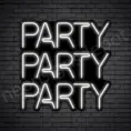 Party-Party-Party-Neon-Sign-24x24-WS-B-WHITE