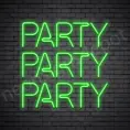 Party-Party-Party-Neon-Sign-24x24-WS-C-GREEN