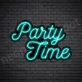 Party-Time-Neon-Sign-16x24-WS-B-BRIGHT-BLUE