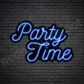 Party-Time-Neon-Sign-16x24-WS-B-DARKBLUE
