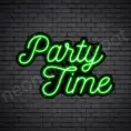 Party-Time-Neon-Sign-16x24-WS-B-GREEN