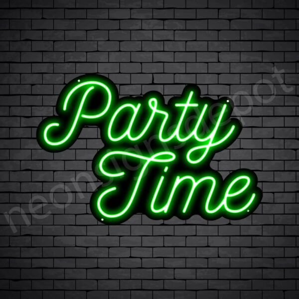 Party-Time-Neon-Sign-16x24-WS-B-GREEN Party-Time-Neon-Sign-16x24-WS-B-GREEN
