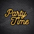 Party-Time-Neon-Sign-16x24-WS-B-ORANGE