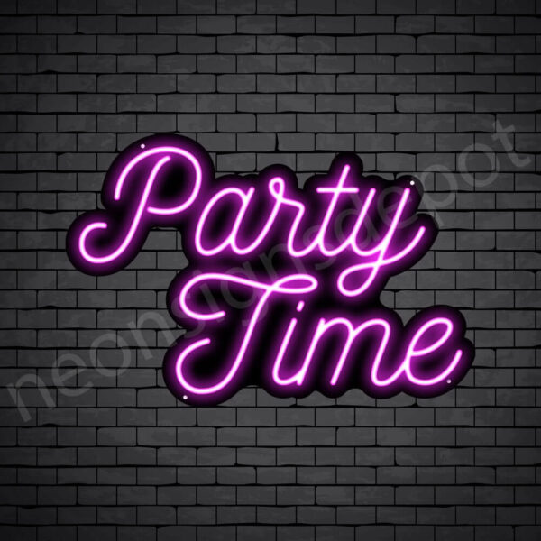 Party-Time-Neon-Sign-16x24-WS-B-PINK Party-Time-Neon-Sign-16x24-WS-B-PINK