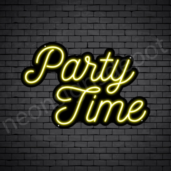 Party-Time-Neon-Sign-16x24-WS-B-YELLOW Party-Time-Neon-Sign-16x24-WS-B-YELLOW