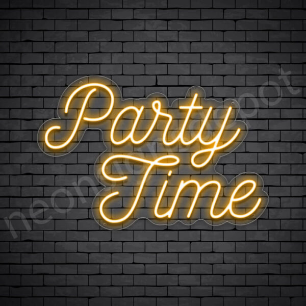 Party-Time-Neon-Sign-16x24-WS-C-ORANGE Party-Time-Neon-Sign-16x24-WS-C-ORANGE