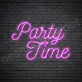 Party-Time-Neon-Sign-16x24-WS-C-PINK