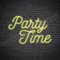 Party-Time-Neon-Sign-16x24-WS-C-YELLOW