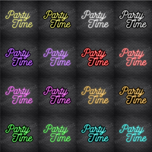 Party Time Neon Sign Party Time Neon Sign