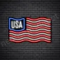 USA Flag Neon Sign
