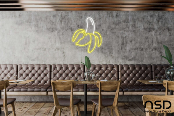 Banana V1 Neon Sign_Transparent_Mockup_Template01 Banana V1 Neon Sign_Transparent_Mockup_Template01