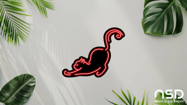 Cat V2 Neon Sign_Animals_Dark_Mockup_Template01-red Cat V2 Neon Sign_Animals_Dark_Mockup_Template01-red